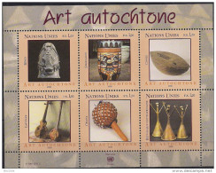 2006 UNO Genf  Mi.  Bl. 21 **MNH    Eingeborenenkuns - Unused Stamps