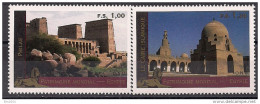 2005 UNO Genf  Mi. 518-9 **MNH     UNESCO-Welterbe: Ägypten - Nuevos