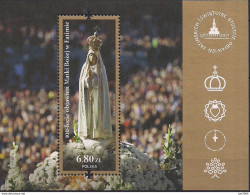 2017 Polen Poland  Mi. Bl 260 **MNH 100. Jahrestag Der Marienerscheinung Von Fatima. - Ungebraucht