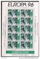 1996 Gibraltar Mi. 756-8 **MNH Sheet    Europa: Berühmte Frauen. - 1996