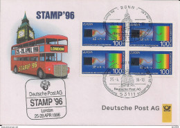 1993 Deutscland Germany  Mi.  1733 Messebrief Stamp`96 London - 1993