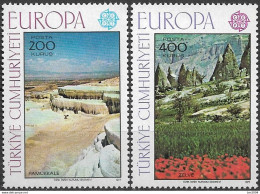 1977 Türkei   Mi. 2415-6 **MNH  Europa: Landschaften. - 1977