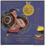 1992 Moldova Moldawien Mi. Bl. 2 **MNH  Gewichtheber Tudor Casapu (Goldmedaille - Haltérophilie