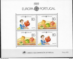 1989 Portugal   Mi. Bl. 64  **MNH Europa - 1989