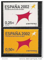 2002 Spanien Mi. 3702-3**MNH - Europese Gedachte