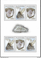 2013 Slowakei Mi. 718-9 **MNH  Mineralien - Unused Stamps