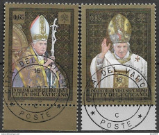 2008 Vatikan Mi. 1617-8 'Fd-used    Papstreisen 2007 - Used Stamps