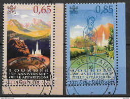 2008 Vatikan Mi. 1611-2 FD-used   150. Jahrestag Der Ersten Marienerscheinungen In Lourdes - Used Stamps