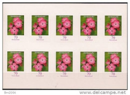 2009 Deutschland Germany   Mi FB 8  **MNH  Blumen:  Kartäusrnelke - 2001-2010