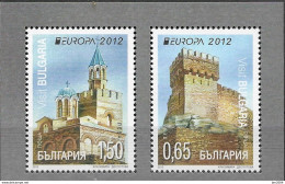 2012 Bulgarien  Mi. 5032-3**MNH Bloc Stamps Europa: Besuche - 2012