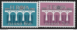 1984 Iceland Island Mi. 614-5 **MNH  25 Jahre Europäische Konferenz Der Verwaltungen Für Das Post- Und Fernmeldewesen - Unused Stamps