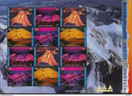 2002 UNO NEW YORK   MI. 896-9 **MNH . Internationales Jahr Der Berge. - Blokken & Velletjes