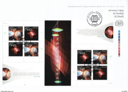 2013 UNO Genf   MI. 829-30 FDC Sheet  Internationale Weltraumwoche: Nebel. - FDC