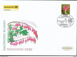 2013 Deutschland Germany. Mi. 3034 FDC  Blumen: Tränendes Herz (Dicentra Spectabilis) - 2011-…
