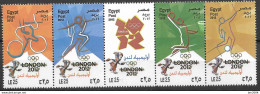 2012  Ägypten  Mi. 2478-82 **MNH. Olympische Sommerspiele, London. - Ongebruikt