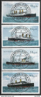 2010  Deutschland Germany  Mi.2809-12 FD-used Weiden     Historische Schnelldampfer. - Gebraucht