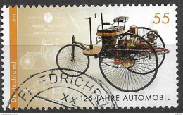 2011 Deutschland Germany   Mi. 2867 -used    125 Jahre Automobil. - Gebraucht