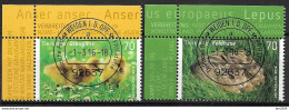 2016 Allem. Fed. Deutschland  Mi. 3217-8 FD- Used Weiden EOL Tierbabys - Gebraucht