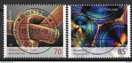 2017 Allem. Fed. Deutschland  Mi. 3322-3 FD- Used Weiden Mikrowelten - Gebraucht