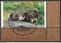 2017 Allem. Fed. Deutschland  Mi. 2288-9 FD- Used Weiden EUR  Tierbabys - Gebraucht