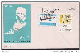 1993 Spanien  Mi. 3109-0 FDC  Europa: Zeitgenössische Kunst. - 1993