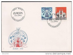 1993 Schweiz   Mi. 1499-0  FDC   Europa: Zeitgenössische Kunst. - 1993