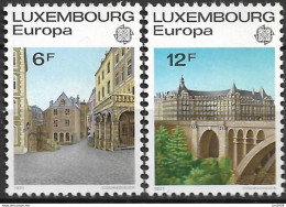 1977  Luxemburg   Mi. 945-6 **MNH  Europa: Landschaften. - 1977