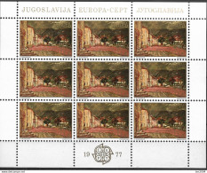 1977  Jugoslawien Mi. 1684-5 **MNH  Europa: Landschaften. - 1977