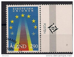 1995 Aland Mi. 99 Used   Beitritt Ålands Zur Europäischen Union - Europese Gedachte
