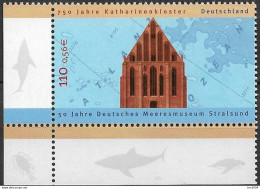 2001 Allem. Fed. Deutschland  Mi. 2195**MNH  EUL  750 Jahre Katharinenkloster Und 50 Jahre Deutsches Meeresmuseum, Stral - Ungebraucht