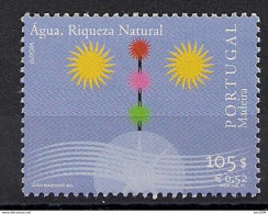 2001 Madaira    Mi. 212 ** MNH  Europa  Water - Natural Treasure. - 2001