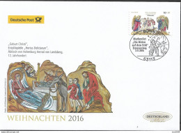 2016  Deutschland  Germany .Mi. 3268 FDC   Weihnachten - 2011-…