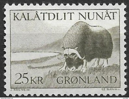 1969 Grönland Mi.  74 **MNH  Moschusochse (Ovibos Moschatus) - Nuovi