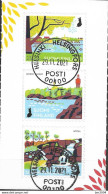 2018 Finnland Mi. 2603-5 Used    Nationale Stadtparks - Used Stamps