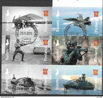 2018 Finnland Mi. 2573-8 Used  100 Jahre Finnische Streitkräfte. - Used Stamps