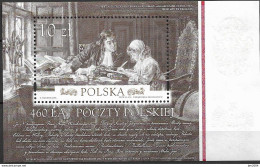 2018 Polen Mi. Bl 277  **MNH  460 Jahre Polnische Post - Unused Stamps