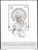 2014 Vatikan Mi.Bl. 45**MNH Heiligsprechung Von Papst Johannes Paul II. - Unused Stamps