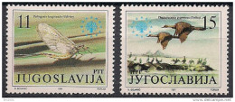 1991 Jugoslawien  Mi. 2503-4  **MNH  Europäischer Naturschutz - Europese Gedachte