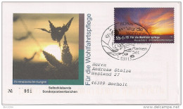 2009 Deutschland Germany   Mi  2717  FDC Folienmarke   Sonnenuntergang - 2001-2010