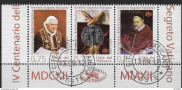 2012  Vatikan Mi. 1745-7 Used    400 Jahre Vatikanisches Geheimarchiv. - Used Stamps