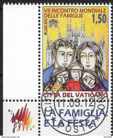 2012  Vatikan Mi. 1742 FD-used  7. Weltfamilientreffen, Mailand - Used Stamps