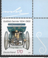 2009 Allem. Fed. Deutschland Germany Mi. 2725**MNH  EOR 175. Geburtstag Von Gottlieb Daimler. - Ungebraucht