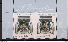 2009  Deutschland Germany Mi. 2725**MNH   175. Geburtstag Von Gottlieb Daimler. - Ungebraucht