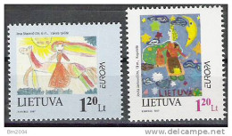 1997 Litauen   Yv. 556-7 MI: 636-7 **MNH - 1997