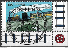 2014 Allem. Fed. Deutschland Mi.  3070  FD-used Berlin  EUR 175 Jahre Deutsche Ferneisenbahn. - Gebraucht