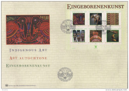 2003 UNO  Austria Österreich Mi. Bl 17 FDC Eingeborenenkunst - FDC