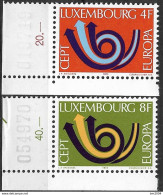 1973 Luxemburg  Mi. 802-3 **MNH  EUL      Europa - 1973