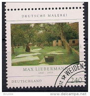 2013 Allem. Fed. Michel 2974 Used Die Rasenbleiche; Gemälde Von Max Liebermann - Gebraucht