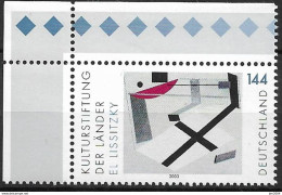 2003 Deutschland Allem. Fed. Germany  Mi. 2283 **MNH   EOL  Proun 30t; Gemälde Von El Lissitzky - Ungebraucht