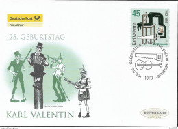 2007 Germany  Deutschland  Mi. 2610 FDC  125. Geburtstag Von Karl Valentin. - 2001-2010